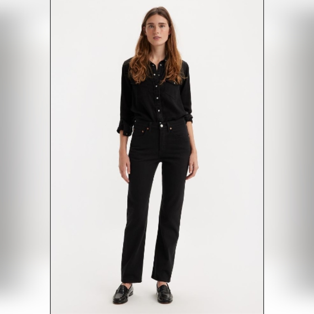 501® ORIGINAL FIT WOMEN'S BLACK JEANS